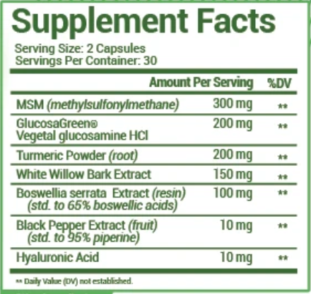 Joint-Hero-Supplement-fact
