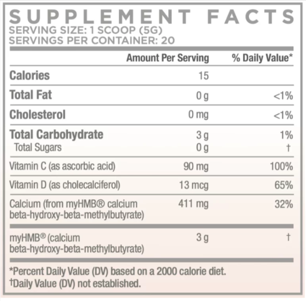 Muscle Genesis Supplement Facts