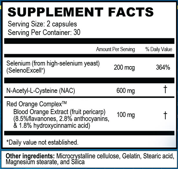 GRS Ultra Supplement facts